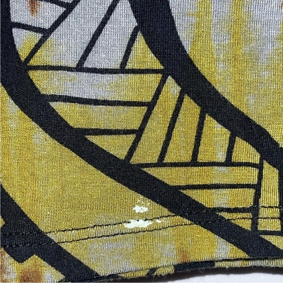 Hawaiian Women's Missing Polynesia size 0 brown green black and gray blouse - Picture 3 of 8